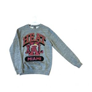 Miami Heat Gray Crewneck Sweater